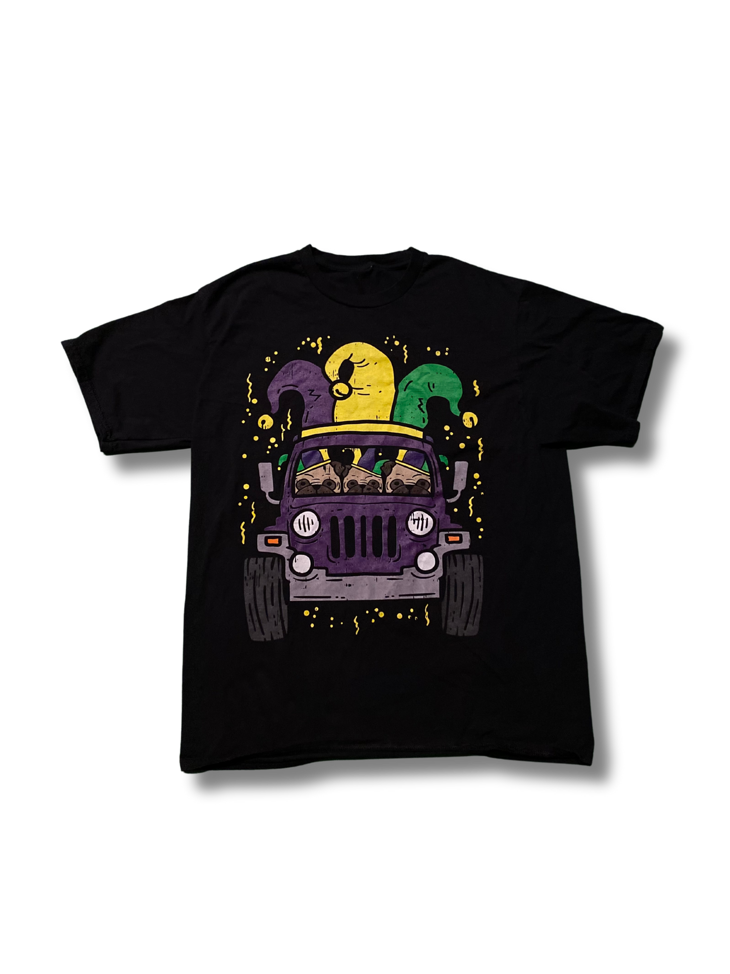 Mardi Gras Pug Tee